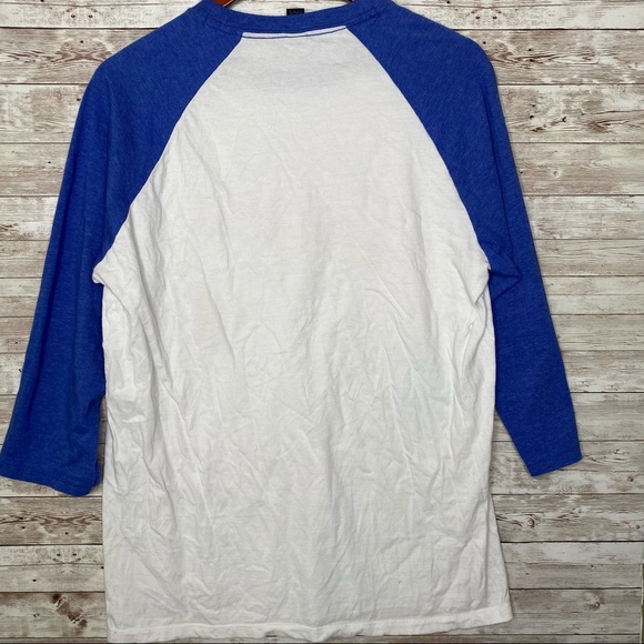 Dodgers UCLA baseball 3 quarter sleeve T-Shirt - Picture 2 of 3